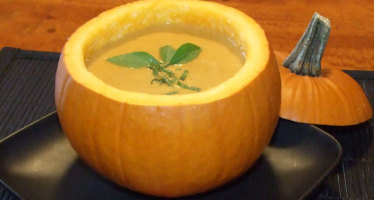 Fall Food Memories:  Thai Pumpkin Bisque Recipe